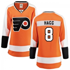 Women's Philadelphia Flyers #8 Robert Hagg Fanatics Branded Orange Home Breakaway NHL Jersey