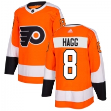 Youth Adidas Philadelphia Flyers #8 Robert Hagg Authentic Orange Home NHL Jersey