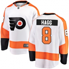 Youth Philadelphia Flyers #8 Robert Hagg Fanatics Branded White Away Breakaway NHL Jersey