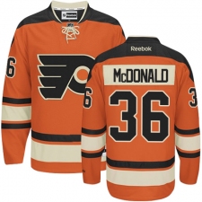Youth Reebok Philadelphia Flyers #36 Colin McDonald Authentic Orange New Third NHL Jersey
