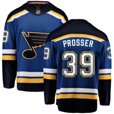 Youth St. Louis Blues #39 Nate Prosser Fanatics Branded Royal Blue Home Breakaway NHL Jersey