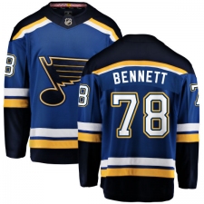 Men's St. Louis Blues #78 Beau Bennett Fanatics Branded Royal Blue Home Breakaway NHL Jersey