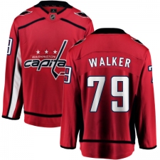 Men's Washington Capitals #79 Nathan Walker Fanatics Branded Red Home Breakaway NHL Jersey
