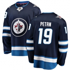 Youth Winnipeg Jets #19 Nic Petan Fanatics Branded Navy Blue Home Breakaway NHL Jersey