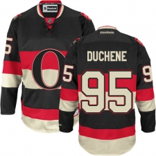 Women's Reebok Ottawa Senators #95 Matt Duchene Authentic Black Third NHL Jersey