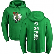 NBA Nike Boston Celtics #34 Paul Pierce Kelly Green Backer Pullover Hoodie