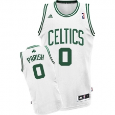 Women's Adidas Boston Celtics #0 Robert Parish Swingman White Home NBA Jersey