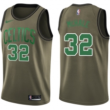 Youth Nike Boston Celtics #32 Kevin Mchale Swingman Green Salute to Service NBA Jersey