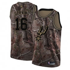 Men's Nike San Antonio Spurs #16 Pau Gasol Swingman Camo Realtree Collection NBA Jersey