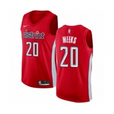 Youth Nike Washington Wizards #20 Jodie Meeks Red Swingman Jersey - Earned Edition