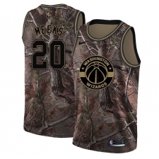 Youth Nike Washington Wizards #20 Jodie Meeks Swingman Camo Realtree Collection NBA Jersey