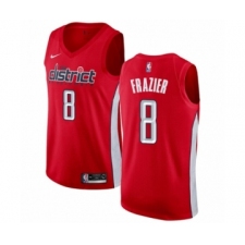 Men's Nike Washington Wizards #8 Tim Frazier Red Swingman Jersey - Earned Edition