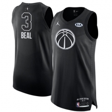 Men's Nike Jordan Washington Wizards #3 Bradley Beal Authentic Black 2018 All-Star Game NBA Jersey