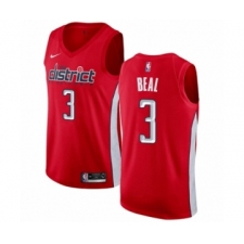 Men's Nike Washington Wizards #3 Bradley Beal Red Swingman Jersey - Earned Edition