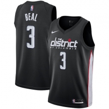 Women's Nike Washington Wizards #3 Bradley Beal Swingman Black NBA Jersey - City Edition