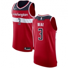 Youth Nike Washington Wizards #3 Bradley Beal Authentic Red Road NBA Jersey - Icon Edition