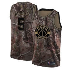 Youth Nike Washington Wizards #5 Markieff Morris Swingman Camo Realtree Collection NBA Jersey