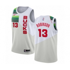 Youth Nike Milwaukee Bucks #13 Glenn Robinson White Swingman Jersey - Earned Edition