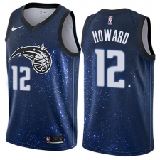 Men's Nike Orlando Magic #12 Dwight Howard Authentic Blue NBA Jersey - City Edition