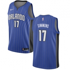 Youth Nike Orlando Magic #17 Jonathon Simmons Swingman Royal Blue Road NBA Jersey - Icon Edition