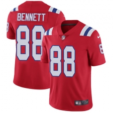 Youth Nike New England Patriots #88 Martellus Bennett Red Alternate Vapor Untouchable Limited Player NFL Jersey