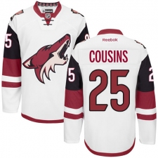 Men's Reebok Arizona Coyotes #25 Nick Cousins Authentic White Away NHL Jersey