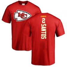 NFL Nike Kansas City Chiefs #2 Cairo Santos Red Backer T-Shirt