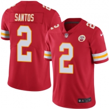 Youth Nike Kansas City Chiefs #2 Cairo Santos Red Team Color Vapor Untouchable Limited Player NFL Jersey