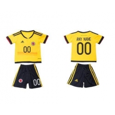 Colombia Personalized Home Kid Soccer Country Jersey