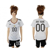 Women's Germany Personalized Home Soccer Country Jersey