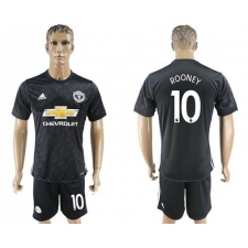 Manchester United #10 Rooney Away Soccer Club Jersey