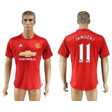 Manchester United #11 Januzaj Red Home Soccer Club Jersey