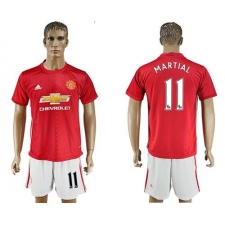 Manchester United #11 Martial Home Soccer Club Jersey