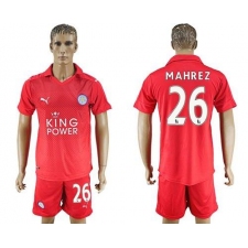 Leicester City #26 Mahrez Away Soccer Club Jersey