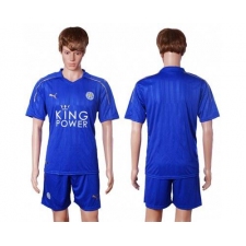 Leicester City Blank Home Soccer Club Jersey
