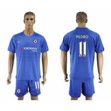 Chelsea #11 Pedro Home Soccer Club Jersey