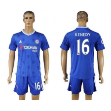 Chelsea #16 Kenedy Home Soccer Club Jersey