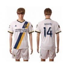 Los Angeles Galaxy #14 Rogers Home Soccer Club Jersey