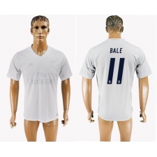 Real Madrid #11 Bale Marine Environmental Protection Home Soccer Club Jersey