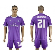 Real Madrid #21 Cheryshev Away Soccer Club Jersey