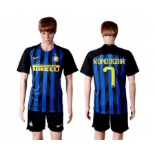 Inter Milan #7 Kondogbia Home Soccer Club Jersey