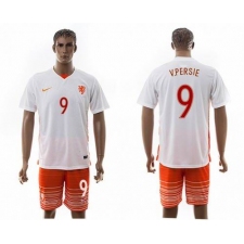 Holland #9 V.Persie Away Soccer Country Jersey