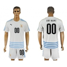 Uruguay Personalized Away Soccer Country Jersey
