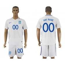 Greece Personalized Home Soccer Country Jersey