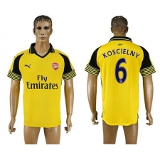 Arsenal #6 Koscielny Away Soccer Club Jersey