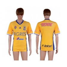 Tigres Blank Home Soccer Club Jersey