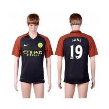 Manchester City #19 Sane Away Soccer Club Jersey