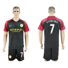 Manchester City #7 Sterling Away Soccer Club Jersey