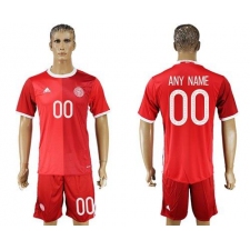 Danmark Personalized Home Soccer Country Jersey