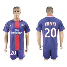 Paris Saint-Germain #20 Kurzawa Home Soccer Club Jersey